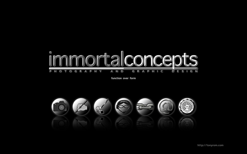Web Layout | immortal concepts, 2008